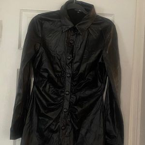 Fashion Nove faux leather bodycon dress